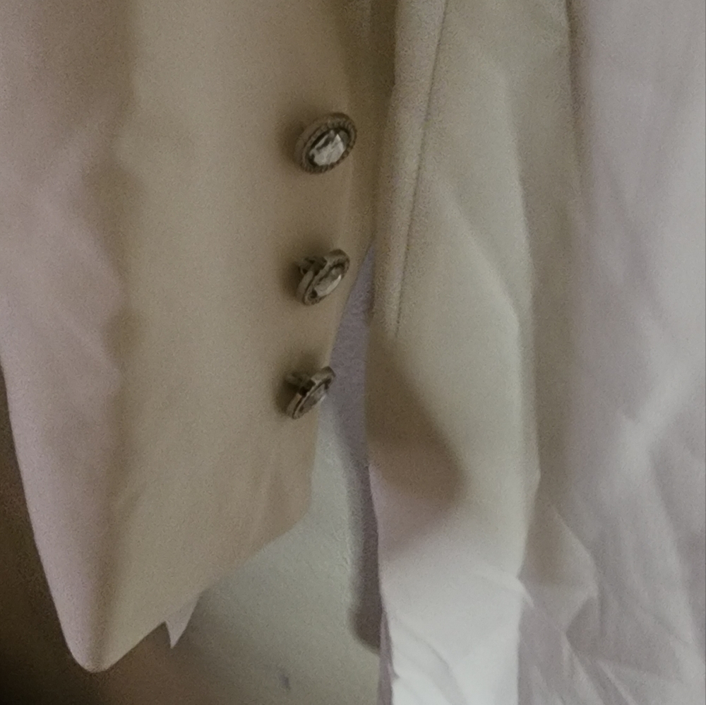 Ny & Co beautiful black/ white blazer romper. Sz Large - Picture 5 of 9
